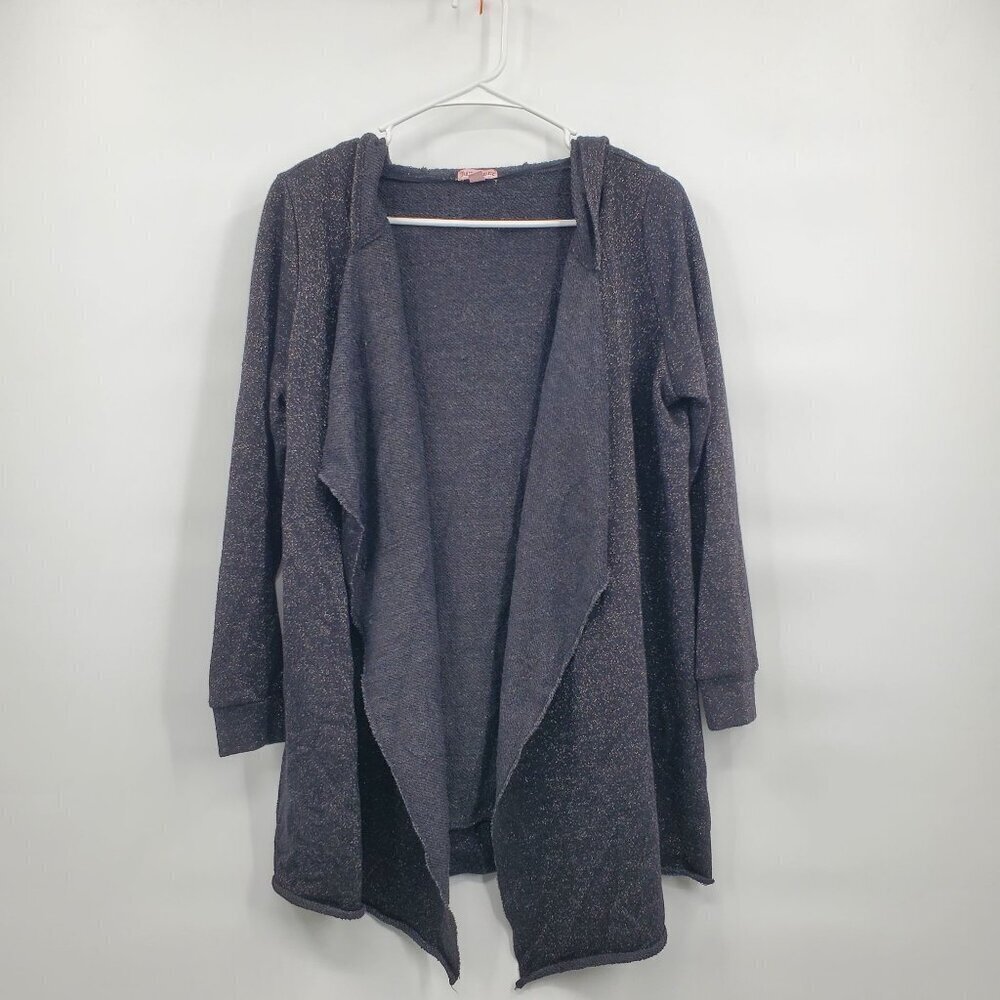 Juicy Couture Open Drape Long Sleeve Sweater Cardigan Women Size Medium